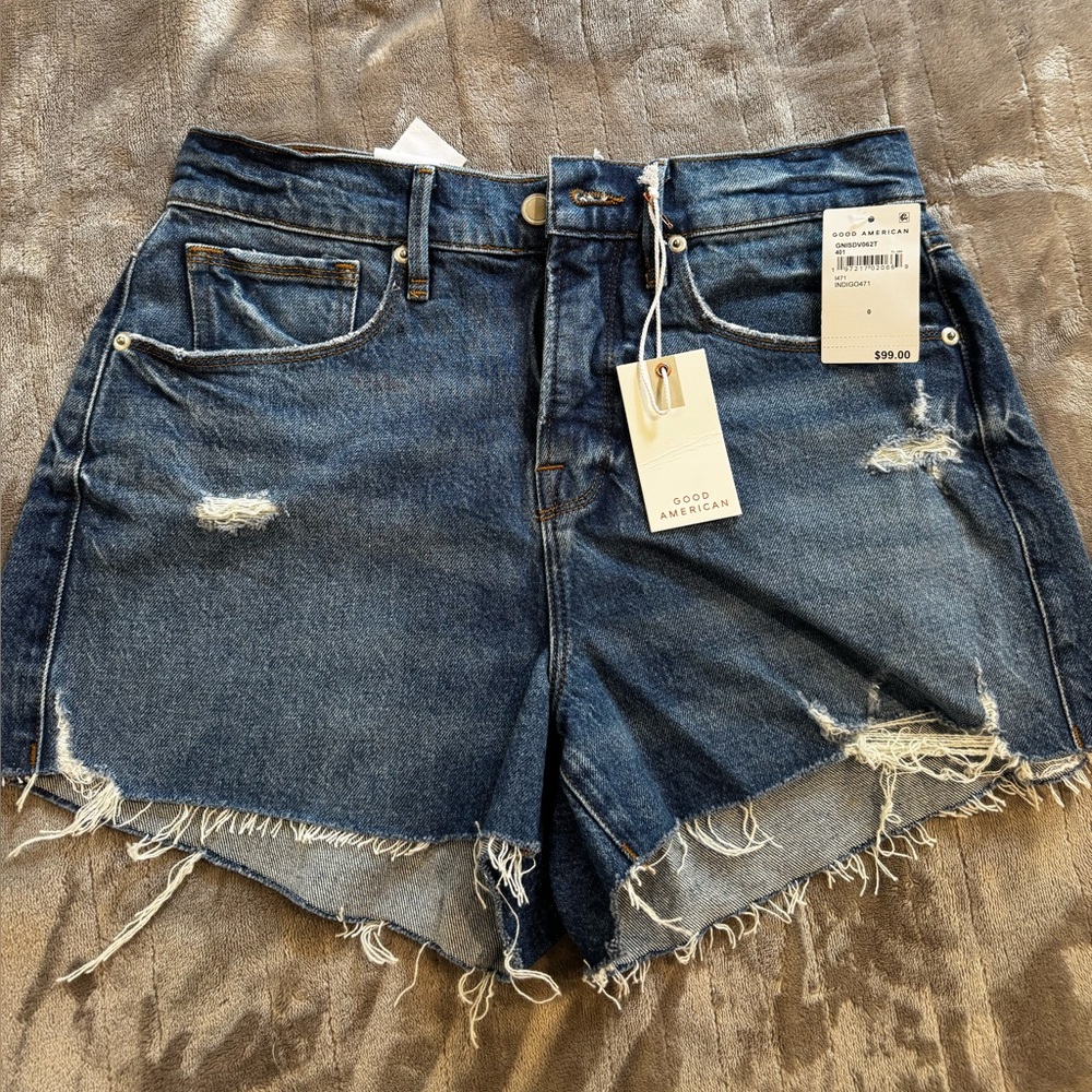 Good American high rise shorts